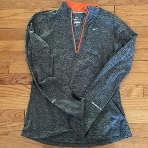 Nike dryfit zip pullover